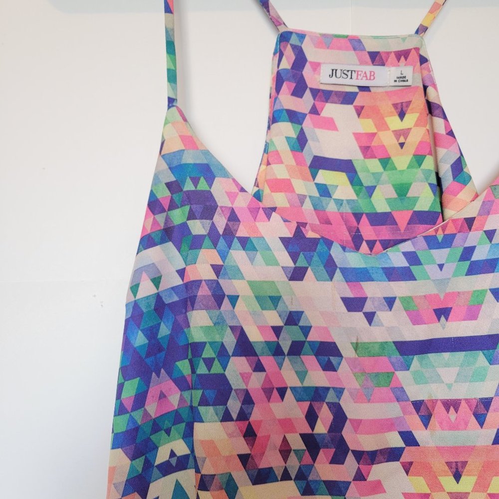 Colorful Geometric Top - Picture 4 of 5